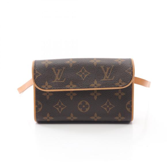 Louis Vuitton bag body waist brown Monogram Pochette Leather Florentine - Picture 1 of 7